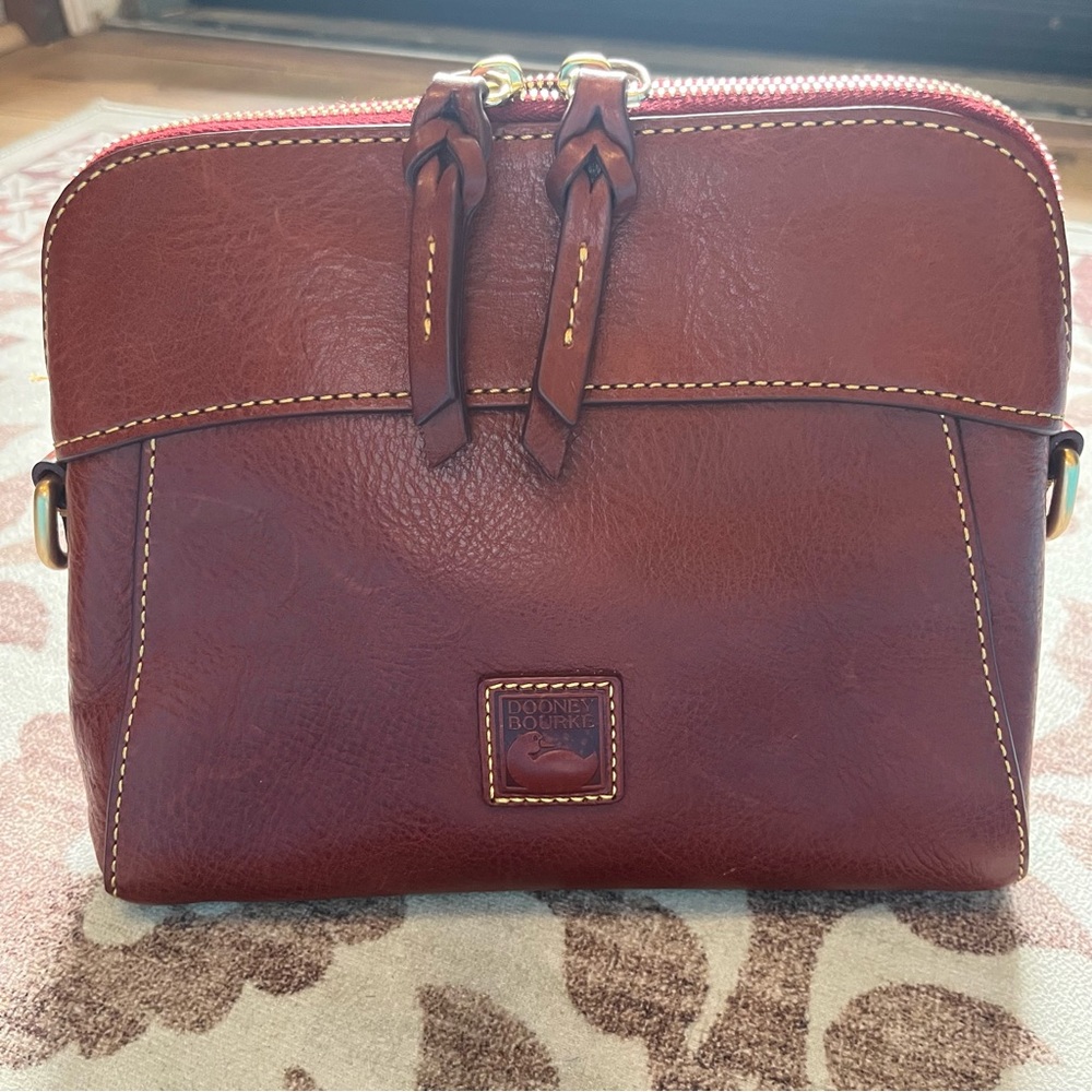 EUC Dooney & Bourke Florentine Vacchetta Leather Bag - Picture 2 of 16